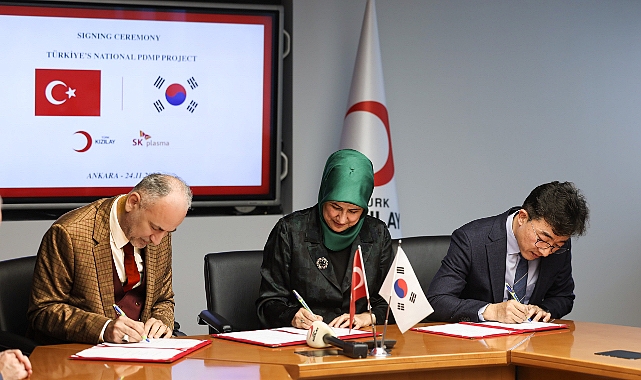 Kızılay ile Kore'nin en büyük gruplarından SK, Ankara'da ilaç üretim tesisi kuruyor