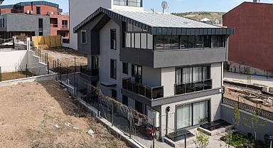 Konutkent'te modern mimarili müstakil 6+3 satılık villa satışa