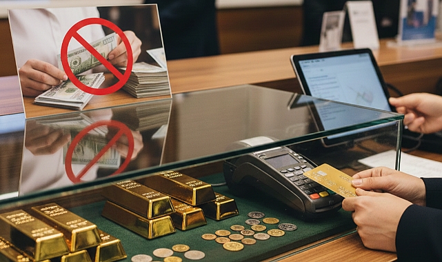 Altın alım satımında tüm işlemler kredi kartı veya ıban üzerinden yapılacak