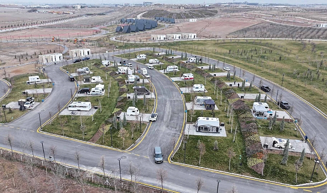 Ankara'daki karavan ve çadır kamp alanı ilgi görüyor
