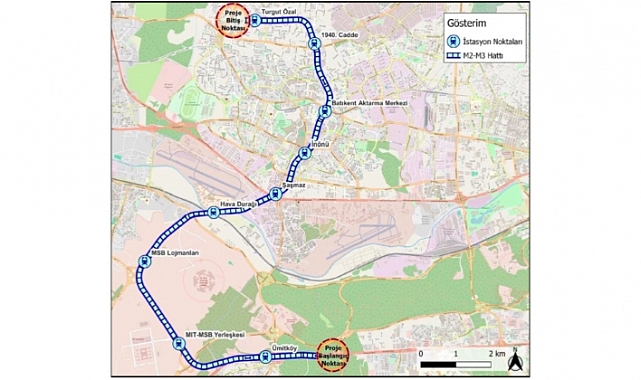 Ankara’ya 18,6 kilometrelik yeni metro bağlantı hattı geliyor