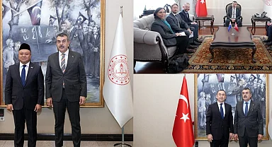 Üç ülkenin Ankara büyükelçileri MEB'de