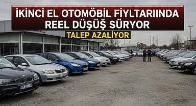 İkinci el otomobil fiyatlarında reel düşüş sürerken talepte yavaşlama görüldü