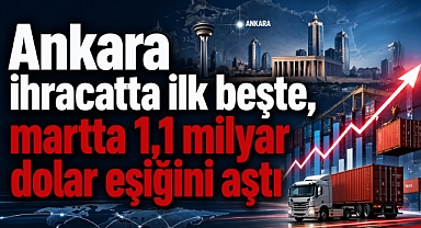 Ankara ihracatta ilk beşte yer aldı