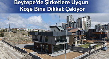 Beytepe'da şirket merkezine uygun köşe konumlu bina