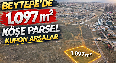 Beytepe'de köşe konumlu kupon arsalar yatırımcıların ilgisine sunuldu