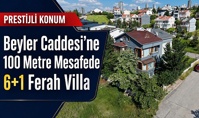 Çayyolu İlko’da 6+1 yeşillikler içerisinde konforlu villa