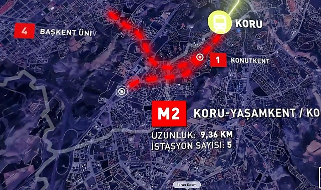 Koru-Yaşamkent ve Koru-Bağlıca metrosu için ihale süreci temmuz’da başlıyor