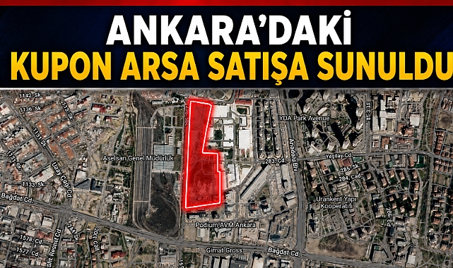 Macunköy'de 153 Bin m2 ticari ve konut arsası satışa çıktı