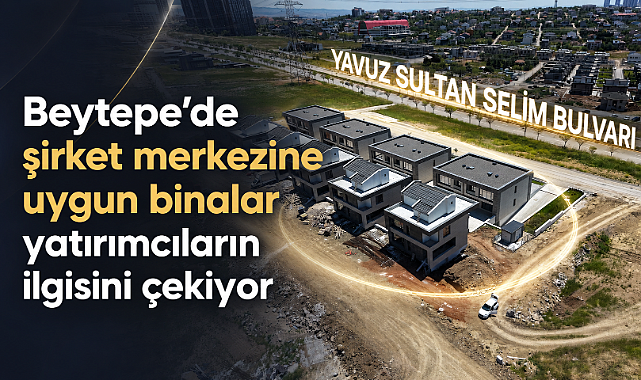Beytepe'de ofis için ideal binalar yatırım fırsatı sunuyor